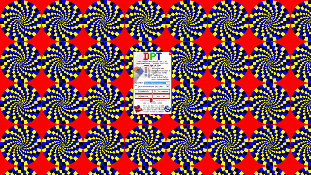 Dead Pixel Tester Illusion
