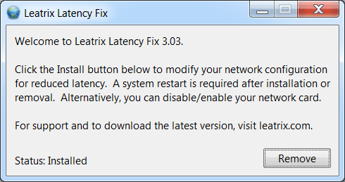 Leatrix Latency Fix Установка