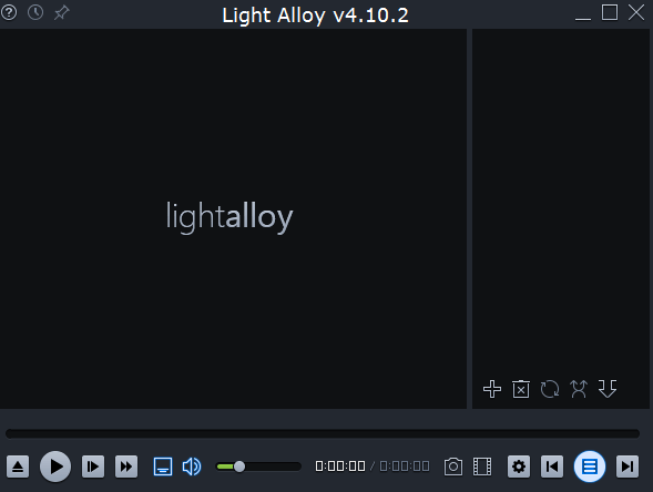 Light Alloy Главное окно