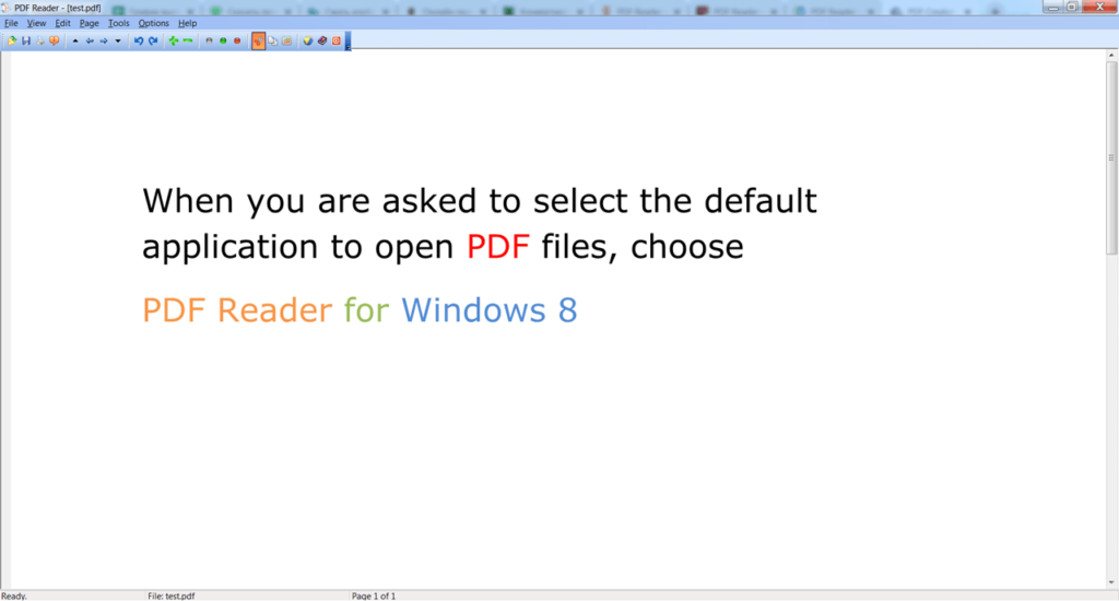 PDF Reader для Windows 10 Документ