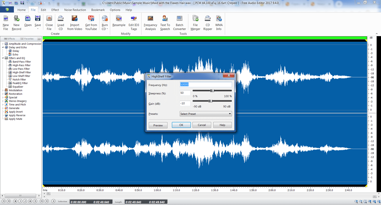 audio editor download free