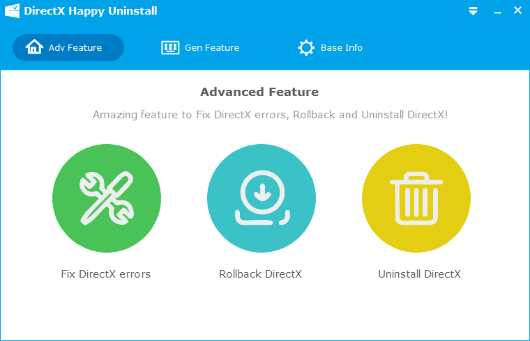 DirectX Happy Uninstall Главная