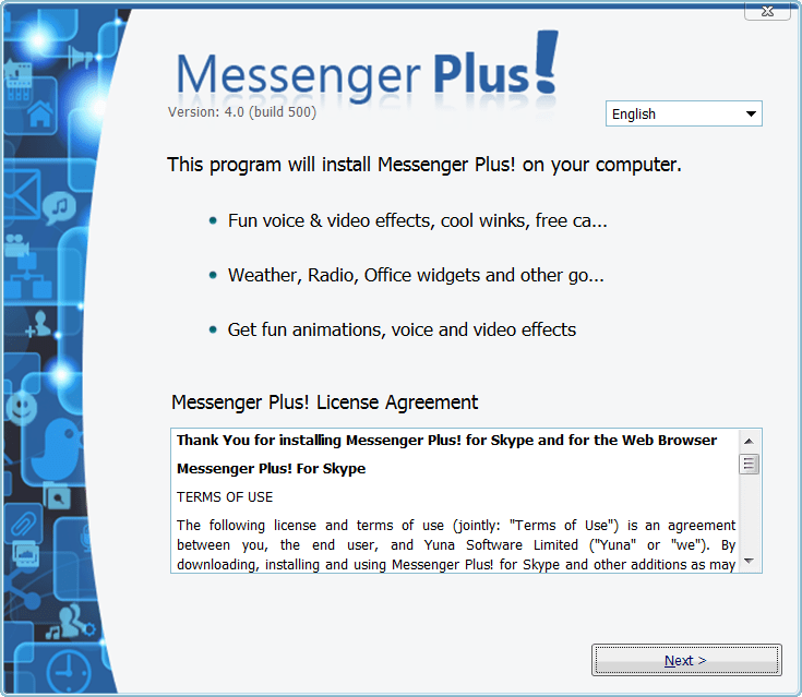 Messenger Plus Установка