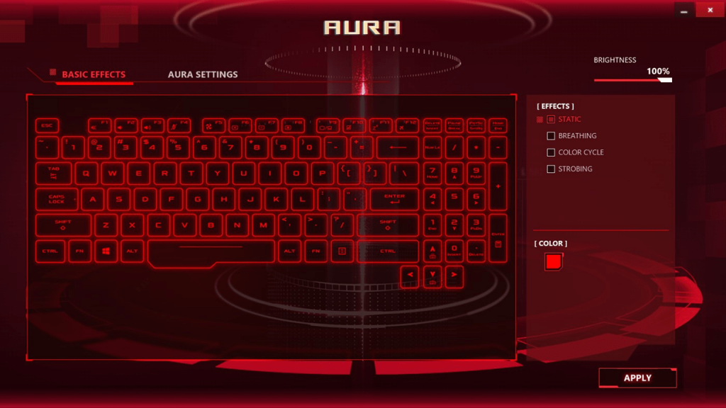 TUF Aura Core Light