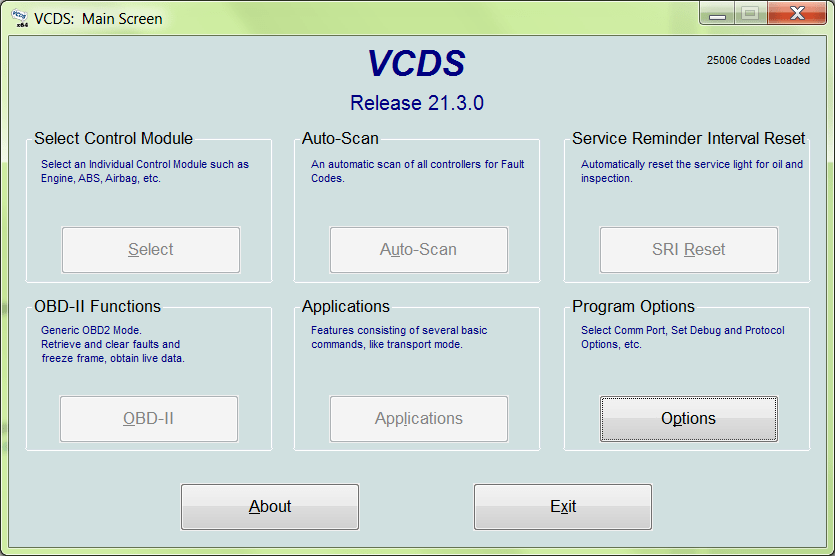 VCDS Main