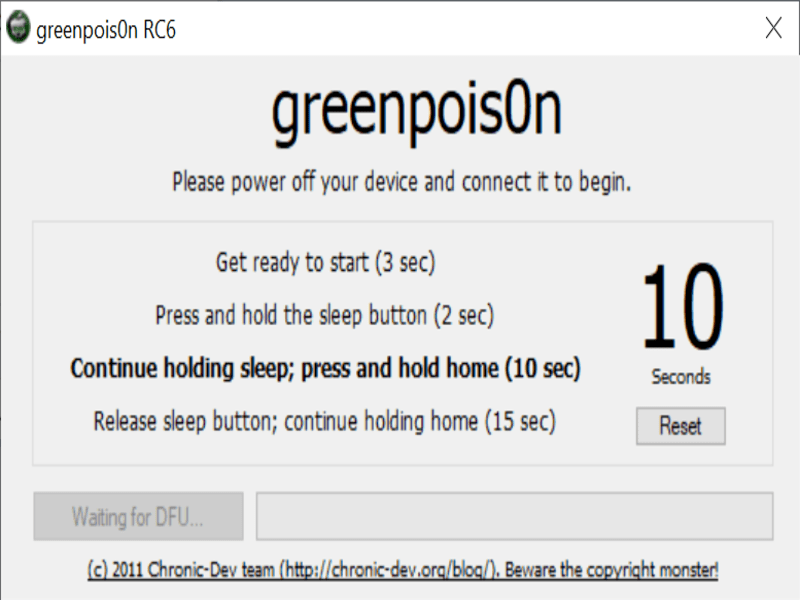 GreenPois0n Next Step