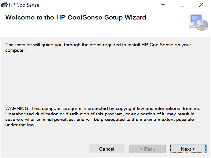 HP CoolSense Launch