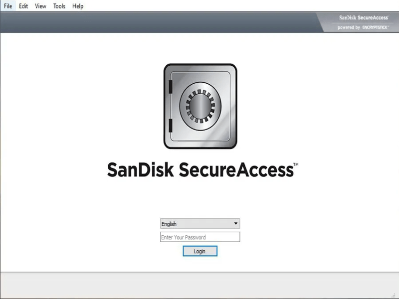 sandisk security access software