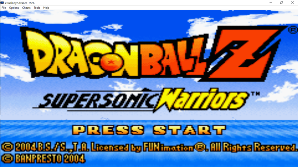 Visual Boy Advance Dragon Ball Z