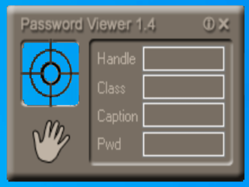 Password Viewer Main window
