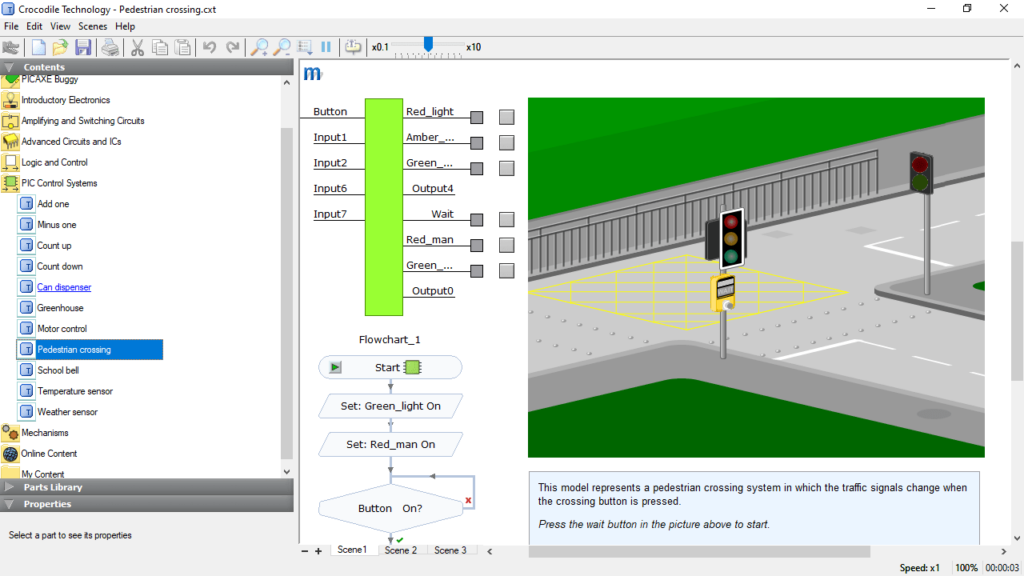 Crocodile Technology 3D PIC system for pedestrian crossing 