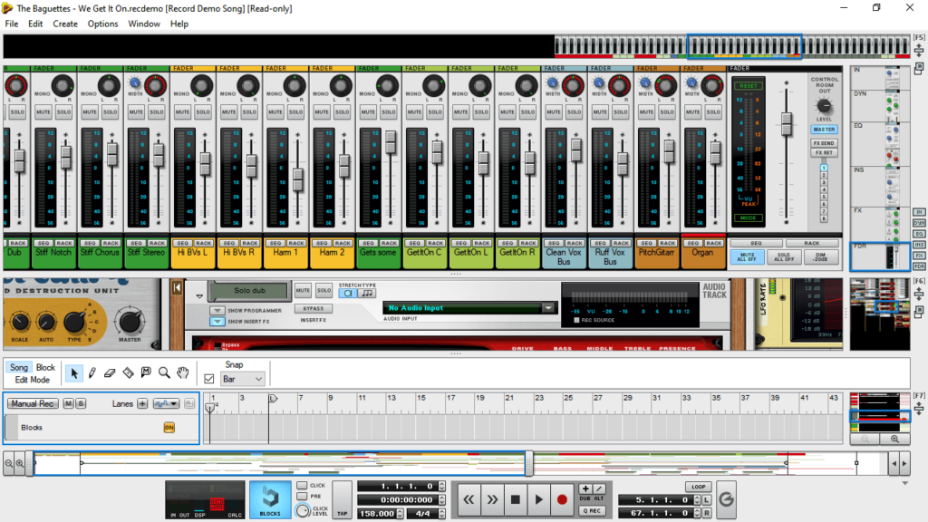 Propellerhead Record Workspace