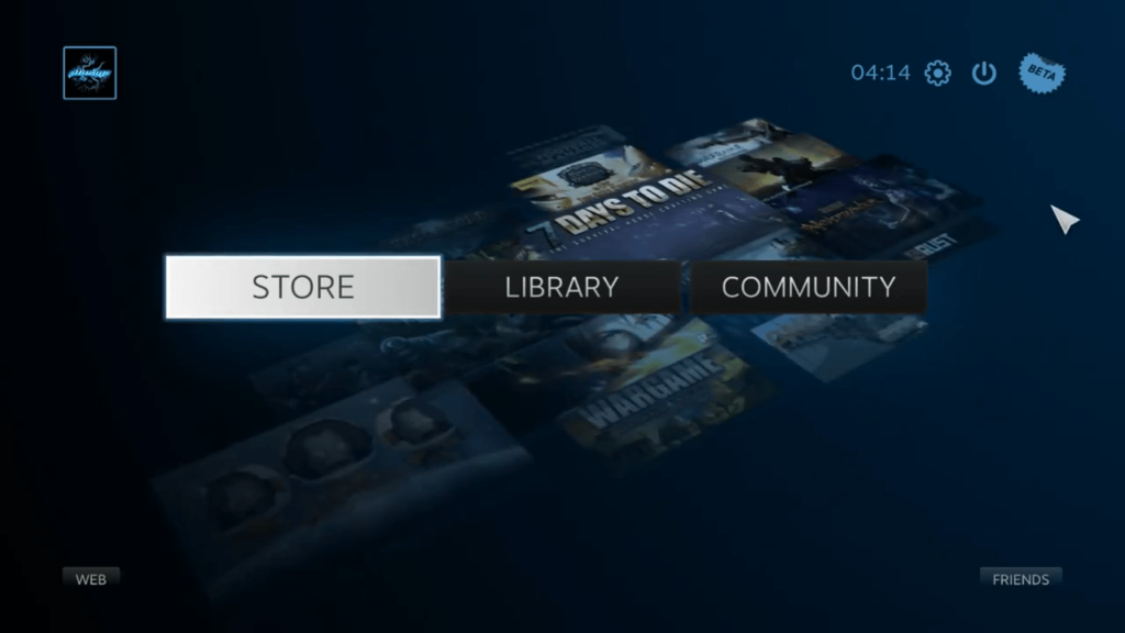SteamOS Homepage