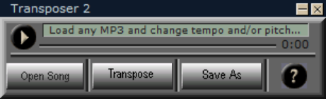 Transposer Audio player
