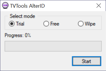TVTools AlterID モード選択