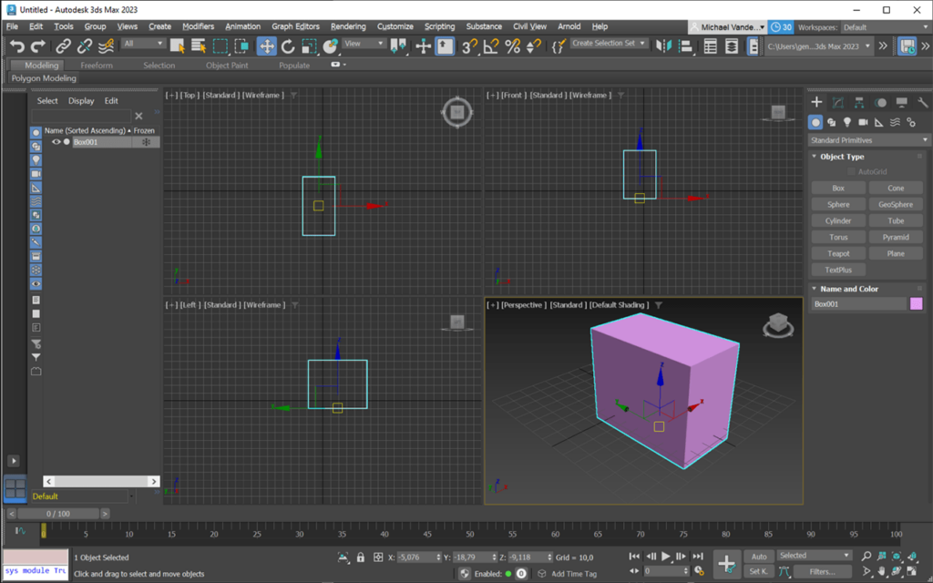 Autodesk 3ds Max Simple model