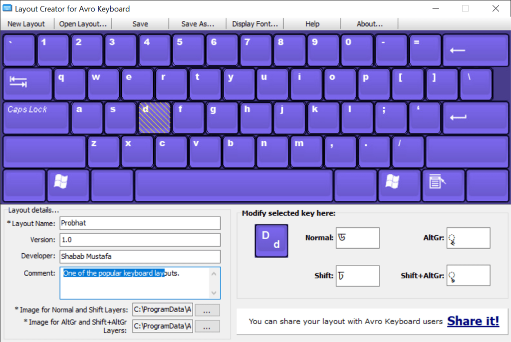 free keyboard layout editor download