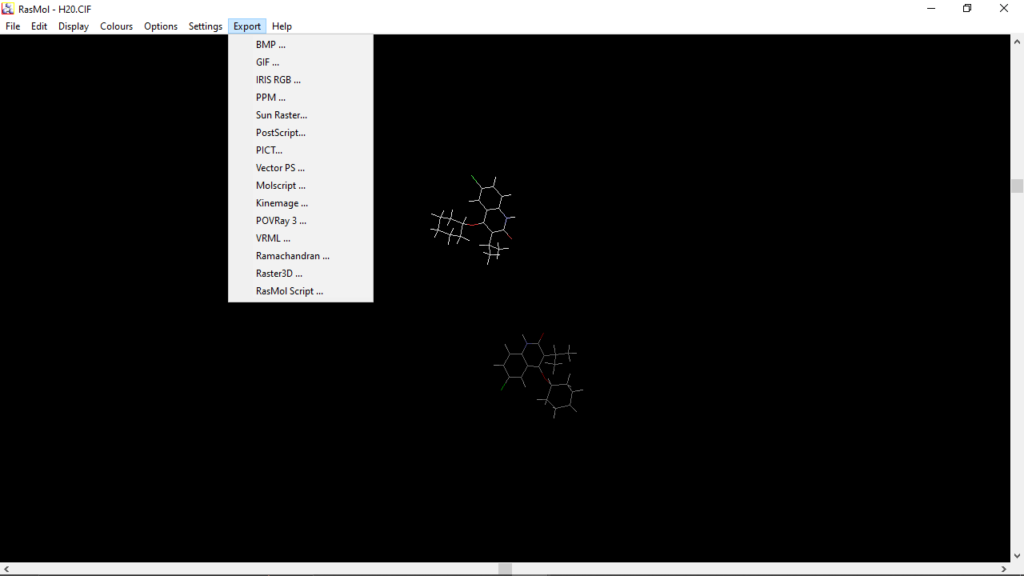 RasMol Export