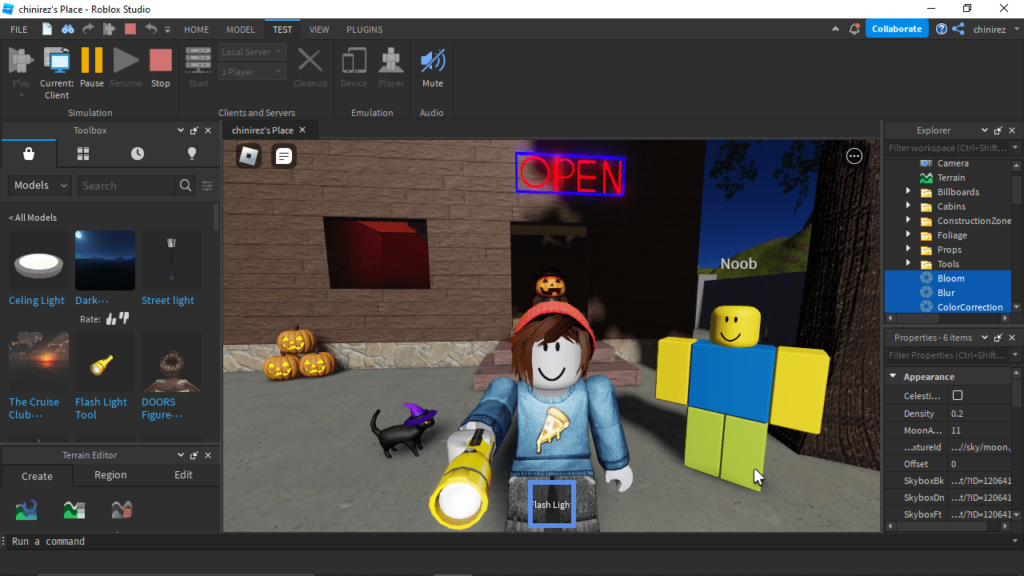 Roblox Studio Test in-game