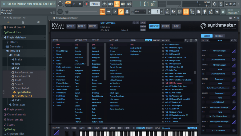 SynthMaster Browser
