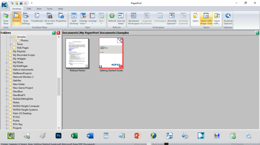 PaperPort File management