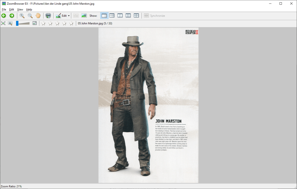 ZoomBrowser EX Photo editor