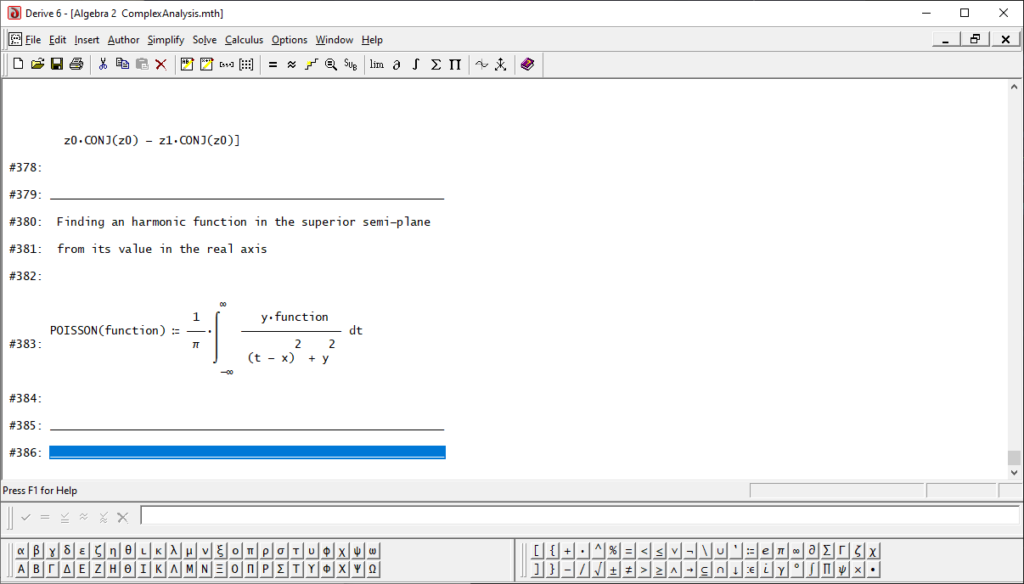 Derive Included formula template