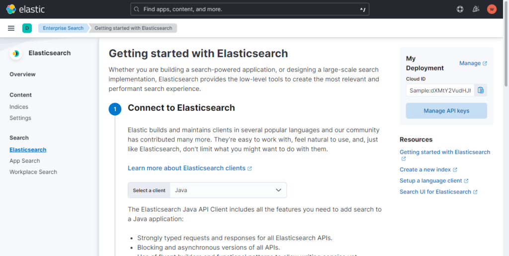 Elasticsearch Gettin started guide