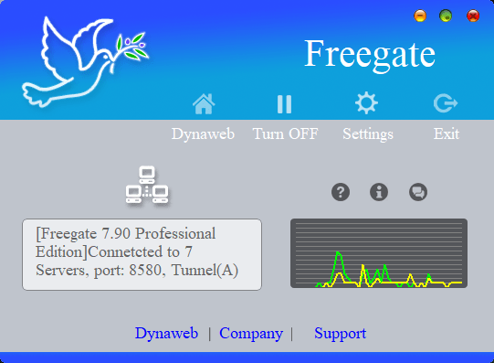 Freegate Cửa sổ chính