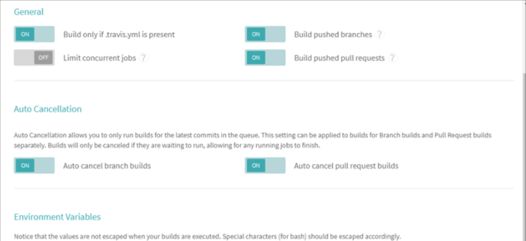 SonarQube General options