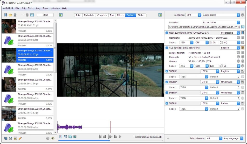 XviD4PSP Edit and convert videos