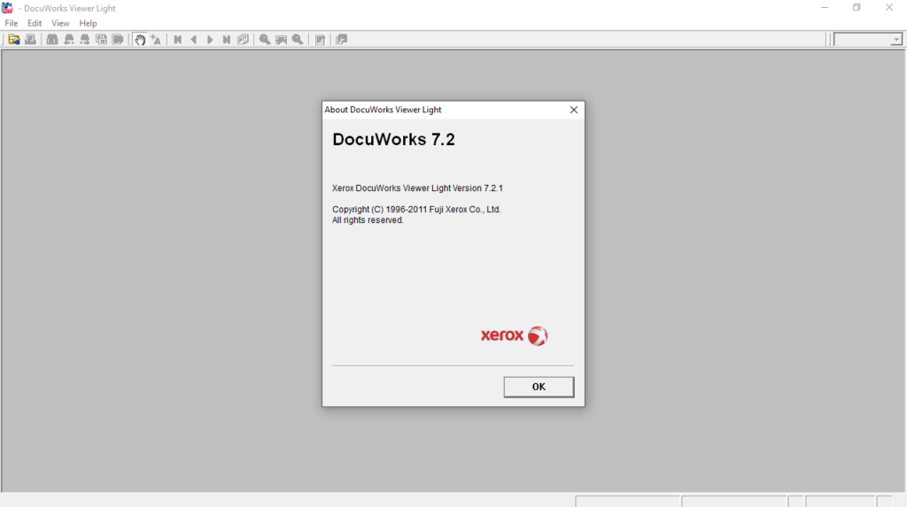 DocuWorks Viewer Light About
