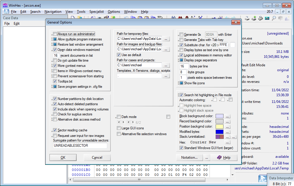 free for ios instal WinHex 20.8 SR4
