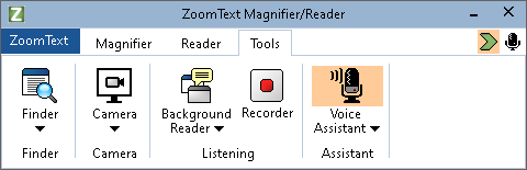 ZoomText Additional tools