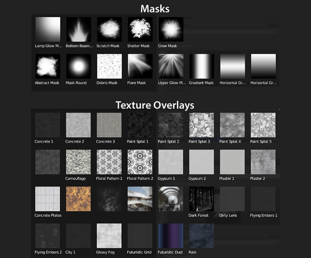 Pro Lighting Masks and overlays