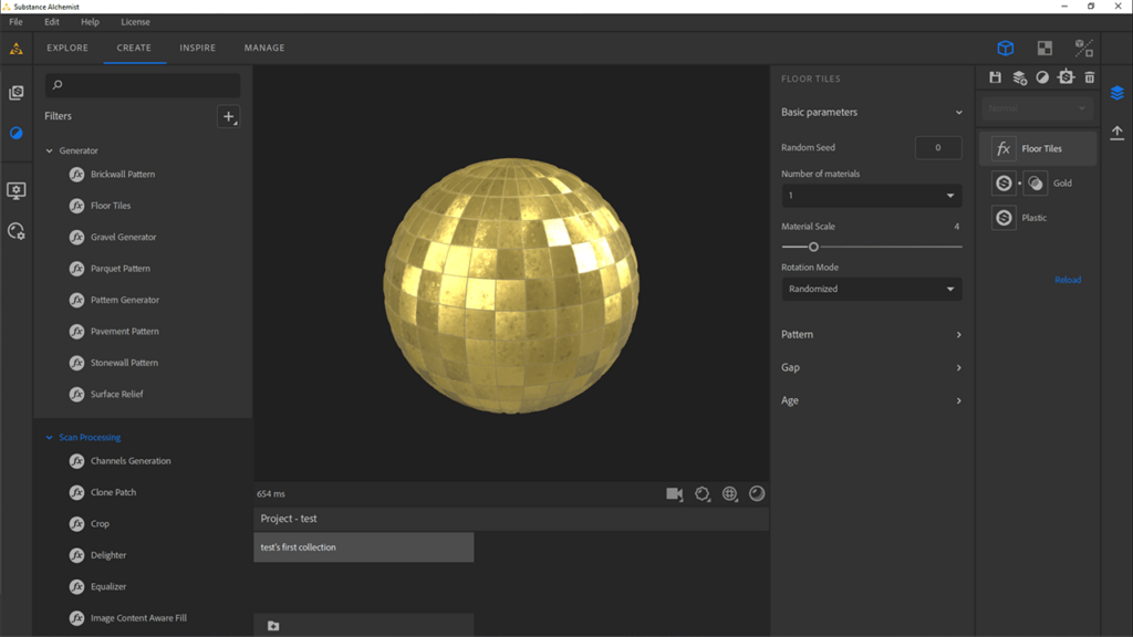 Allegorithmic Substance Designer Included filters