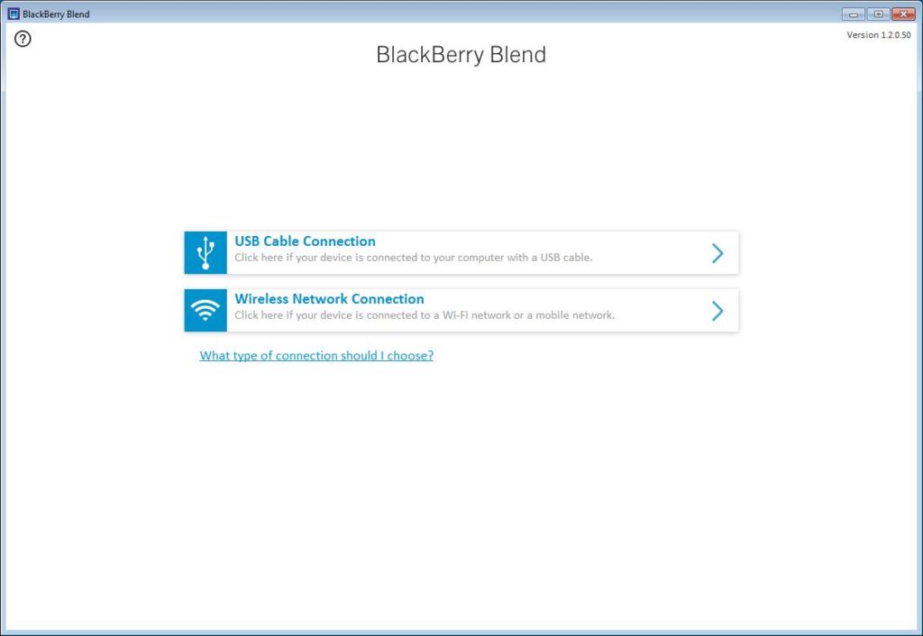 BlackBerry Blend Connect your mobile device