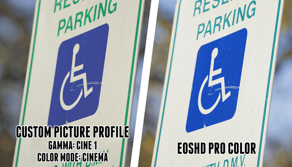 EOSHD Pro Color Image quality improvement