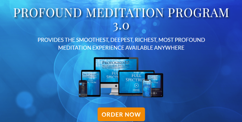 Profound Meditation Program Website