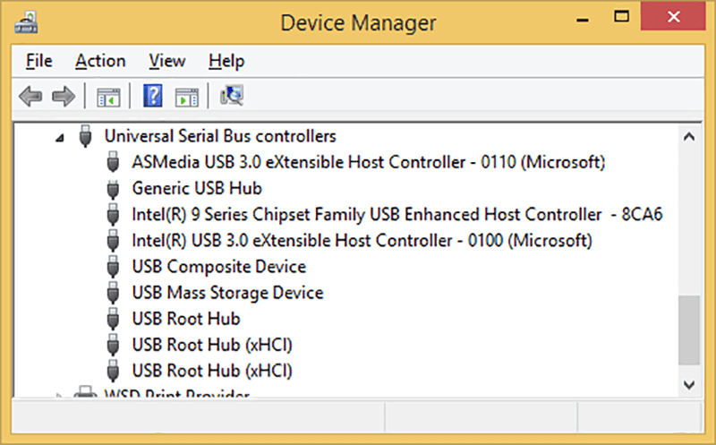 Asmedia USB 3 0 Host Controller Driver Installed driver