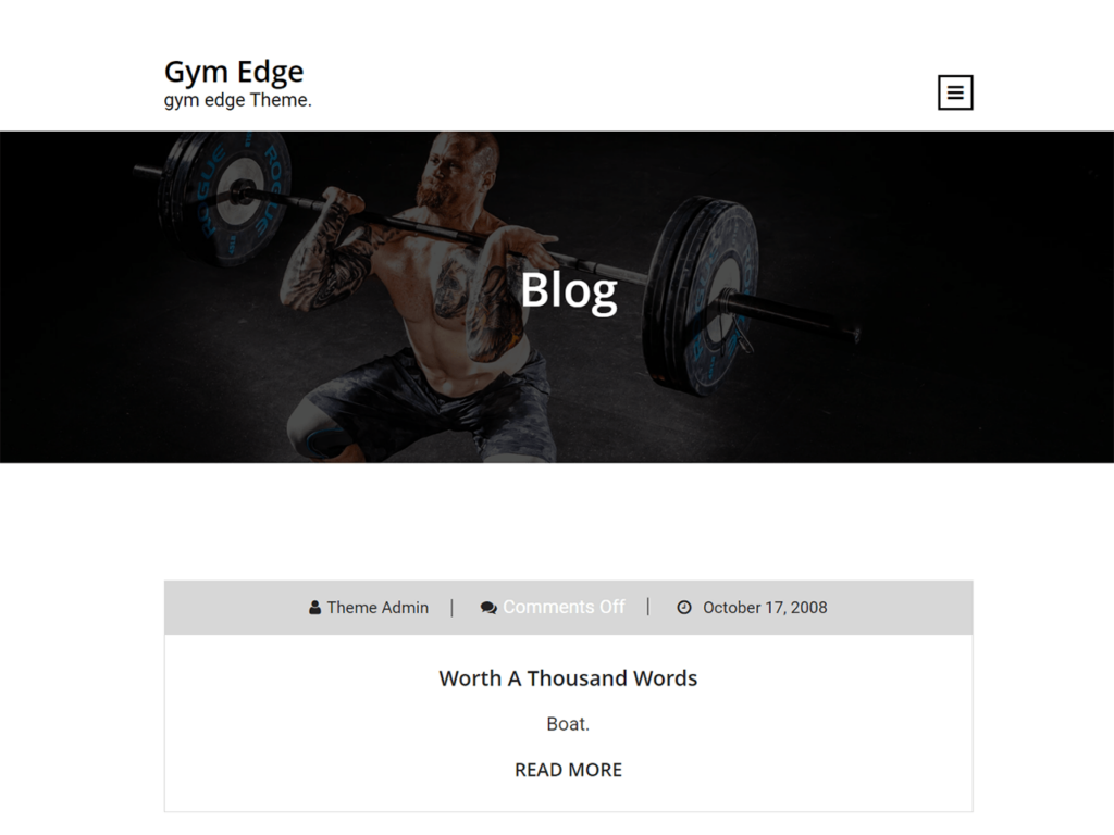 Gym Edge Blog