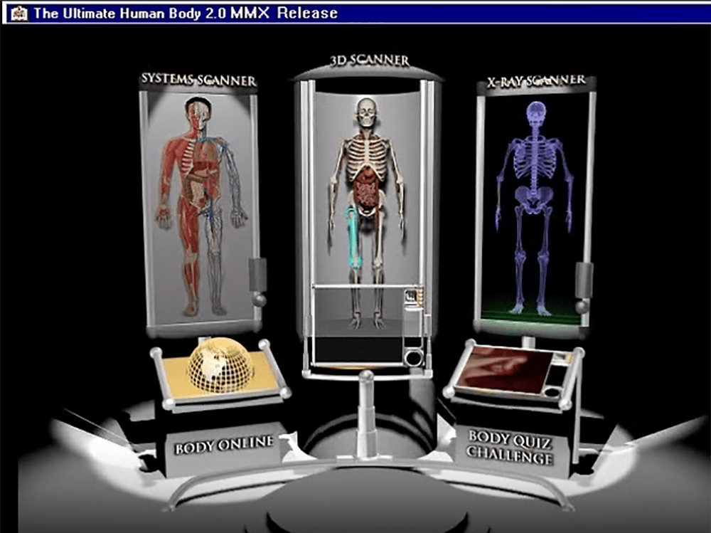 Ultimate Human Body Main menu