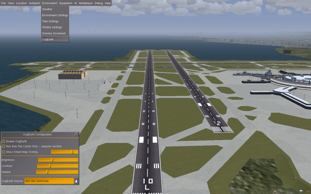 FlightGear Airport layout