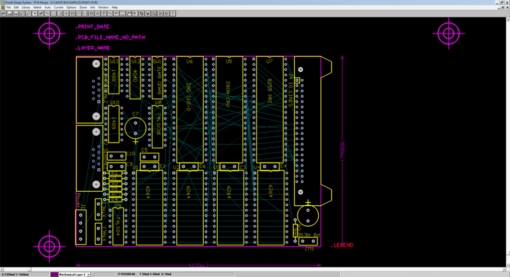 Protel Advanced PCB Project example