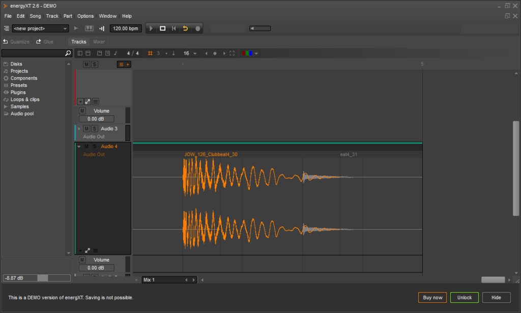 energyXT Granular editing