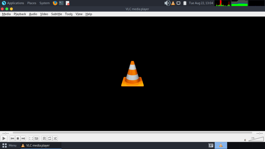 Parrot Security VLC Media Player