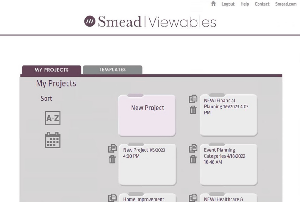 Smead Viewables Project list