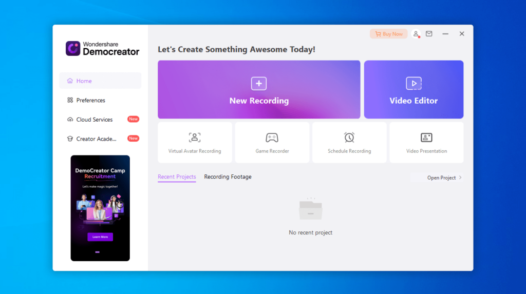 DemoCreator Homepage