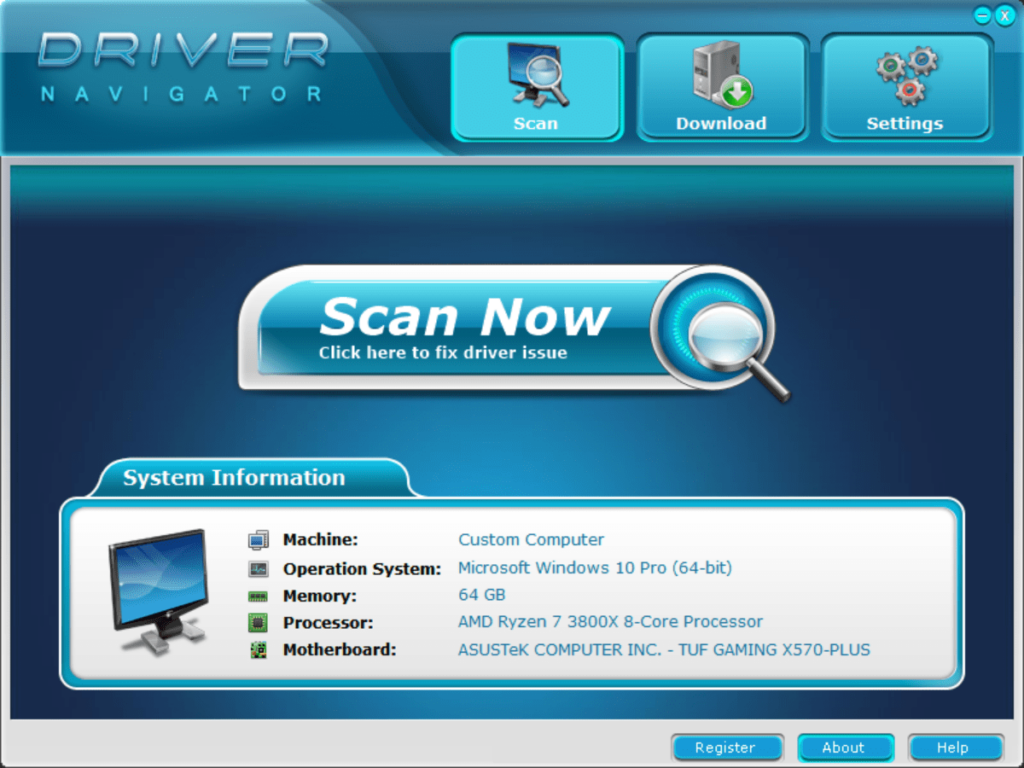 Driver Navigator System information