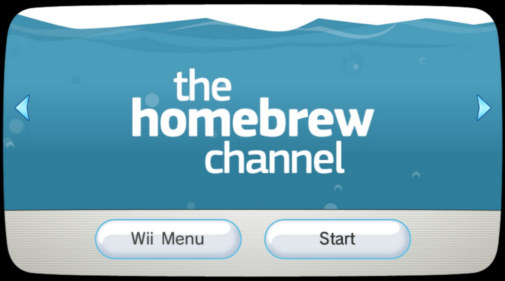 Homebrew Browser Console screen